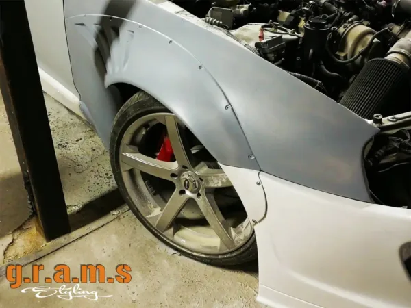 Toyota Supra MK4 Front Fender Flares - Version 1 Wide Body Kit for Performance - MK4