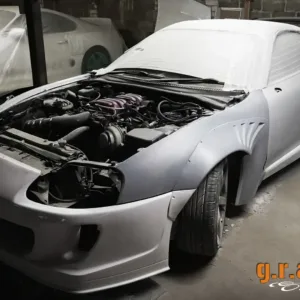 Toyota Supra MK4 Front Fender Flares - Version 1 Wide Body Kit for Performance - MK4