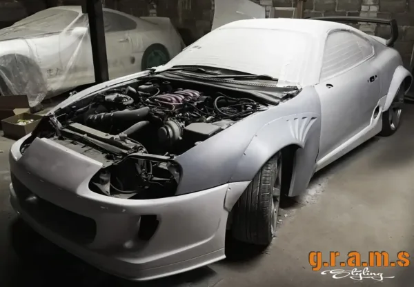 Toyota Supra MK4 Front Fender Flares - Version 1 Wide Body Kit for Performance - MK4