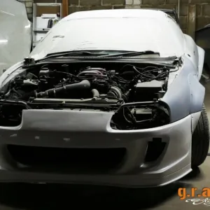 Toyota Supra MK4 Front Fender Flares - Version 1 Wide Body Kit for Performance - MK4