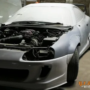 Toyota Supra MK4 Front Fender Flares - Version 1 Wide Body Kit for Performance - MK4