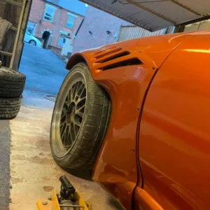 Toyota Supra MK4 Front Fender Flares - Version 1 Wide Body Kit for Performance - MK4