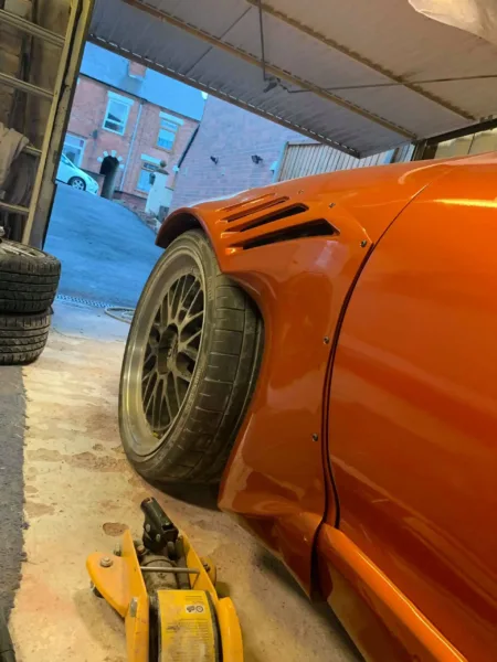 Toyota Supra MK4 Front Fender Flares - Version 1 Wide Body Kit for Performance - MK4