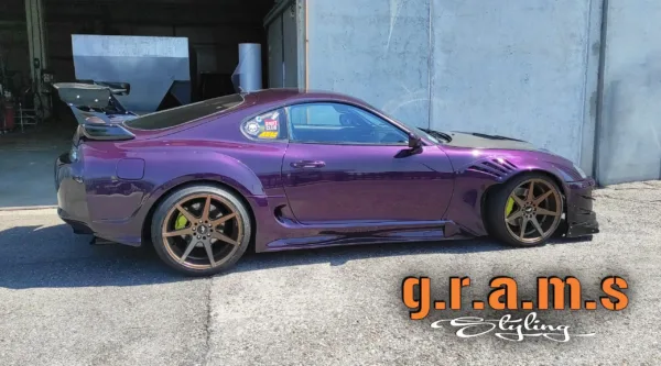 Toyota Supra MK4 Front Fender Flares - Version 1 Wide Body Kit for Performance - MK4