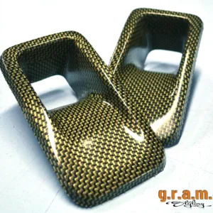 Nissan 300ZX Front Bumper Fog Light Air Ducts - Nismo Style - 300ZX