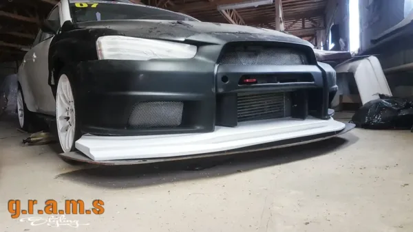 Lancer Evo X Front Splitter Varis Style 2008-2016 - Evolution X