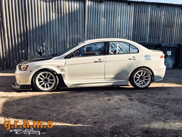 Mitsubishi Lancer Evo X Varis Style Wide Body Side Skirts - Evolution X