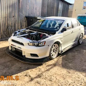 Mitsubishi Lancer Evo X Varis Style Wide Body Side Skirts - Evolution X