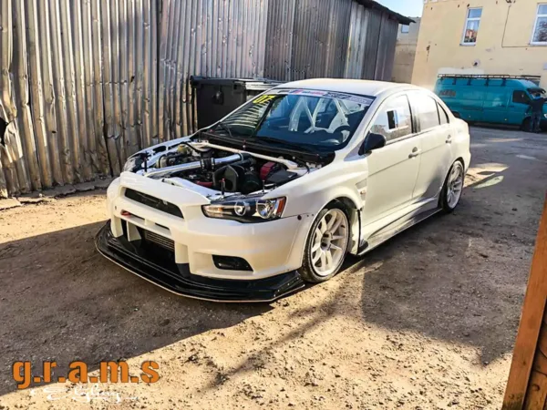 Mitsubishi Lancer Evo X Varis Style Wide Body Side Skirts - Evolution X