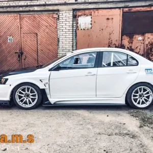 Mitsubishi Lancer Evo X Varis Style Wide Body Side Skirts - Evolution X