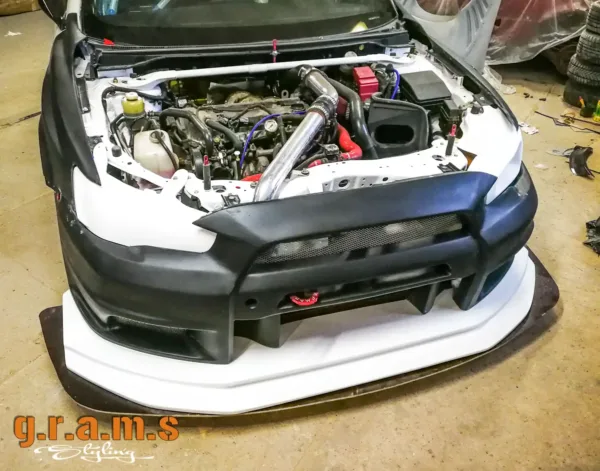 Lancer Evo X Front Splitter Varis Style 2008-2016 - Evolution X