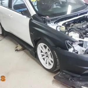 Mitsubishi Lancer X Varis Style Front Wings | +30mm Wide |  Widebody Fitment - Evolution X