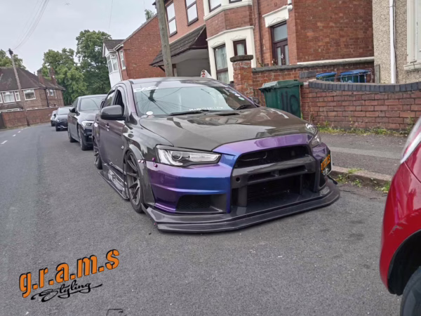Mitsubishi Lancer Evolution X Front Bumper - Varis Style Mitsubishi Lancer Evolution X Front Bumper - Varis Style - Evolution X