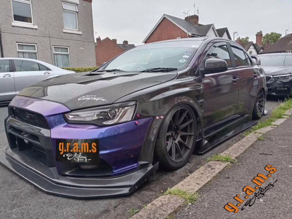 Mitsubishi Lancer Evolution X Front Bumper - Varis Style Mitsubishi Lancer Evolution X Front Bumper - Varis Style - Evolution X