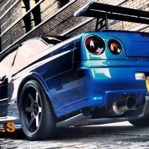 Nissan Skyline R34 GT-R Style Rear Bumper Nissan Skyline R34 GT-R Style Rear Bumper - R34