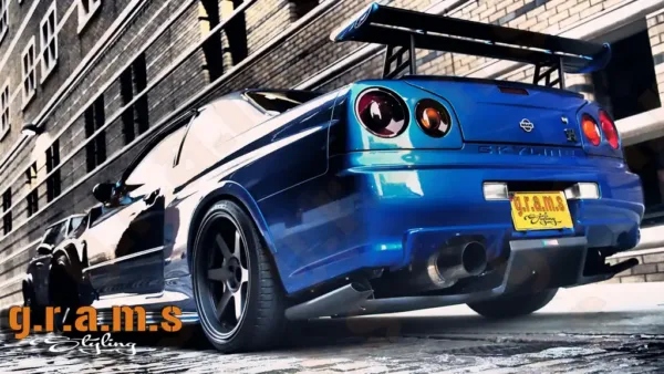 Nissan Skyline R34 GT-R Style Rear Bumper Nissan Skyline R34 GT-R Style Rear Bumper - R34