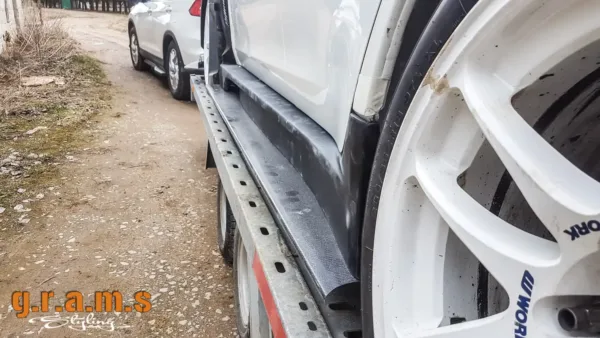 Mitsubishi Lancer Evo X Varis Style Wide Body Side Skirts - Evolution X