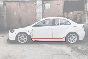 Mitsubishi Lancer Evolution X Side Skirts - Varis Style