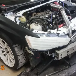 Mitsubishi Lancer X Varis Style Front Wings | +30mm Wide |  Widebody Fitment - Evolution X