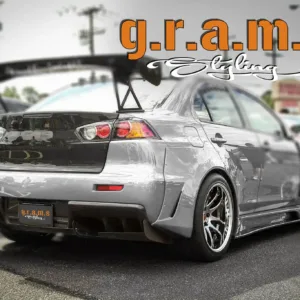 Mitsubishi Lancer Evolution X Rear Fenders - Varis Style - Evolution X