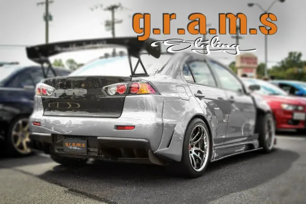 Mitsubishi Lancer Evolution X Rear Fenders - Varis Style - Evolution X