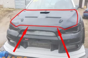 Mitsubishi Lancer Evolution X Bonnet - OEM Style, high quality.