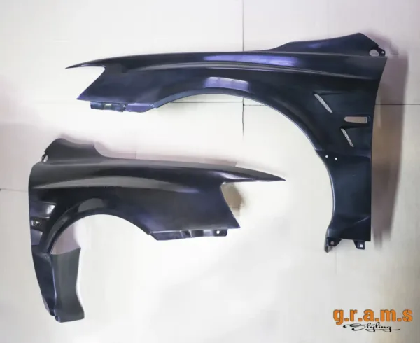 Mitsubishi Lancer X Varis Style Front Wings | +30mm Wide |  Widebody Fitment - Evolution X
