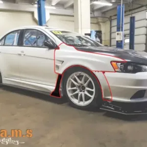 Mitsubishi Lancer X Varis Carbon Fiber Front Wings – GRAMS Styling