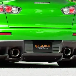 Mitsubishi Lancer Evolution X Rear Diffuser - Varis Style - Evolution X