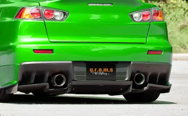 Mitsubishi Lancer Evolution X Rear Diffuser - Varis Style - Evolution X