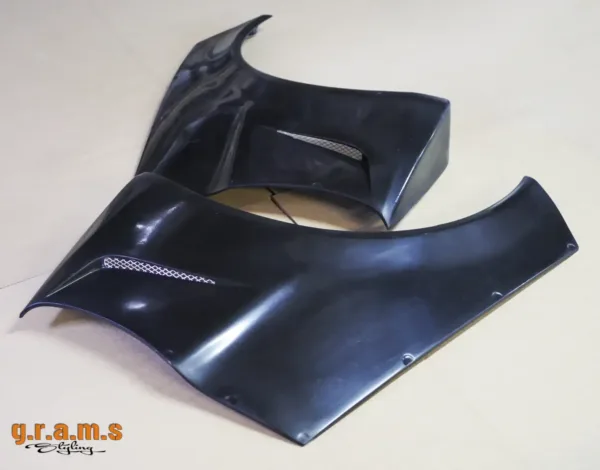 Mitsubishi Lancer Evolution X Rear Fenders - Varis Style - Evolution X