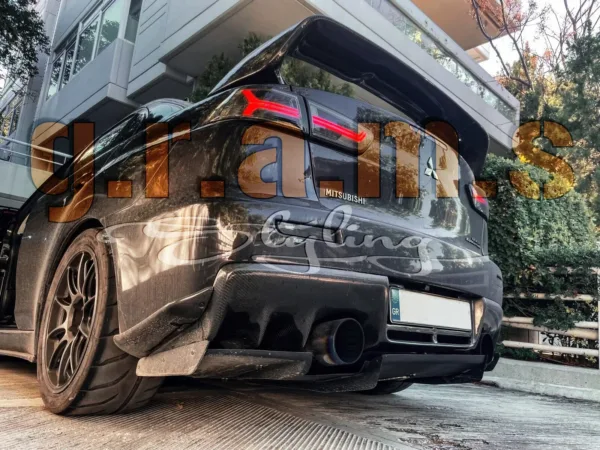 Mitsubishi Lancer Evolution X Rear Diffuser - Varis Style - Evolution X