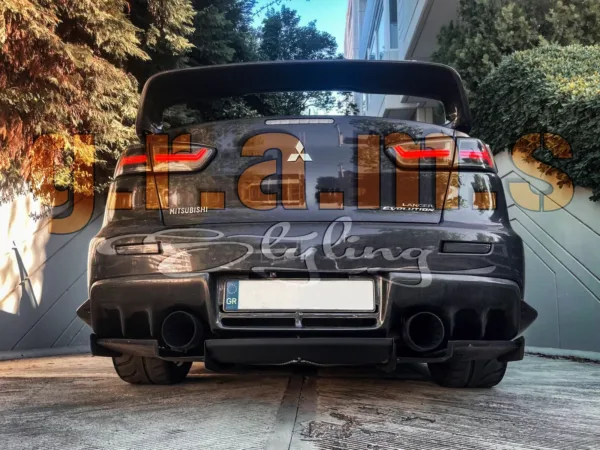 Mitsubishi Lancer Evolution X Rear Diffuser - Varis Style - Evolution X