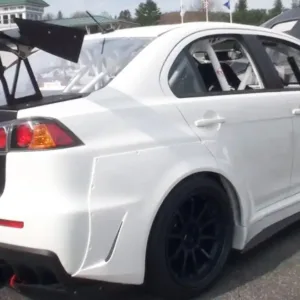 Mitsubishi Lancer Evolution X Rear Fenders - Varis Style - Evolution X