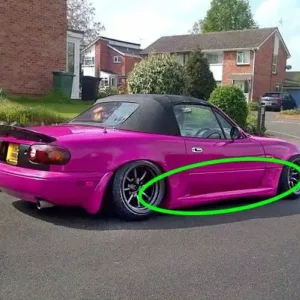 Mazda MX-5 NA MK1 Bomex Style Side Skirts (1989–1997) - Mazda