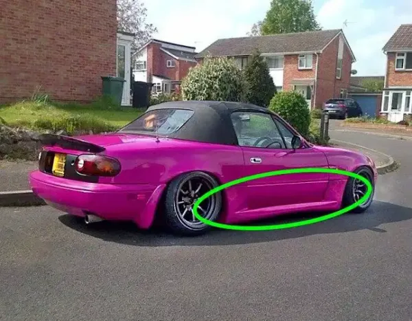 Mazda MX-5 NA MK1 Bomex Style Side Skirts (1989–1997) - Mazda