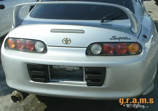 Toyota Supra MK4 Rear Number Plate Pods - JDM Style - MK4