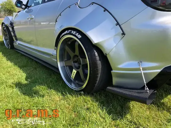 Mazda RX-8 Side Diffusers Extensions - Varis Style - RX-8