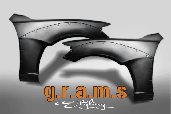 Lexus IS200 IS300 Wide Front Fenders / Wings +50mm for Racing Lexus IS200 IS300 Wide Front Fenders / Wings +50mm for Racing - IS200 / IS300