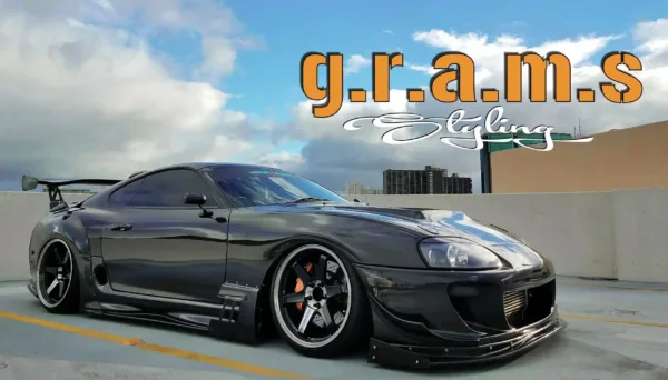 Toyota Supra MK4 Front Bumper Canards - Ridox Style - MK4