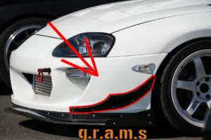 Toyota Supra Ridox Front Bumper Canards