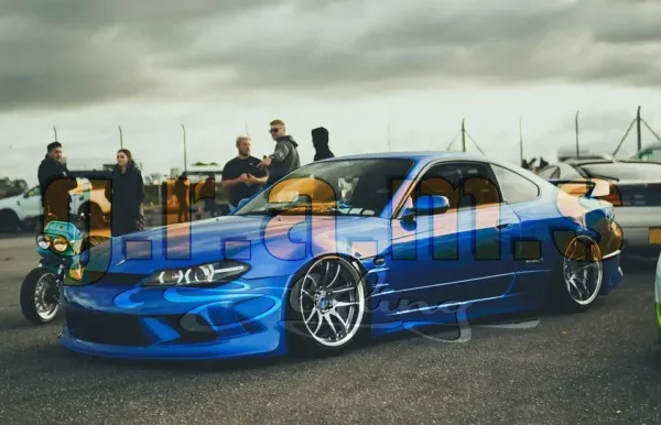 Nissan Silvia S15 Rear Fenders - 50mm Wide Body Fender Flares for 1999-2002 Models - S15