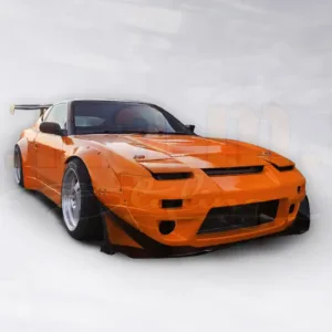 Nissan S13 180SX 240SX aggressive Version 2 front bumper carbon fiber drift car