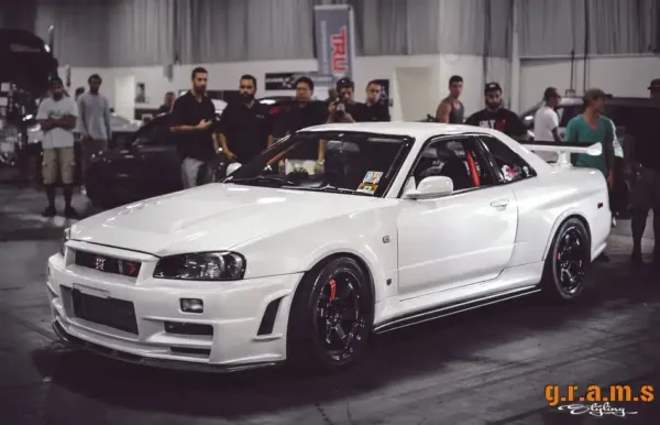 R34 GTR Z-Tune Nissan Skyline Front Lip Undertray Splitter - OEM Style - R34