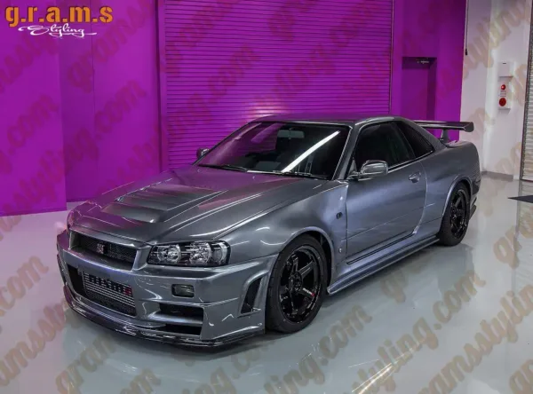 R34 GTR Z-Tune Nissan Skyline Front Lip Undertray Splitter - OEM Style - R34
