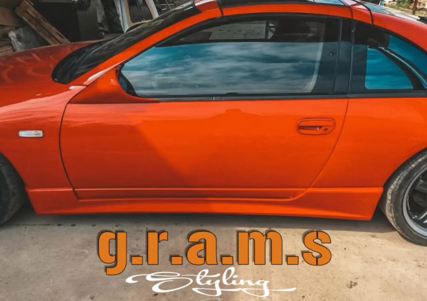 Nissan 300ZX Roadster Impul Style Side Skirts | 2-Piece Design w/ Door Moulding - 300ZX
