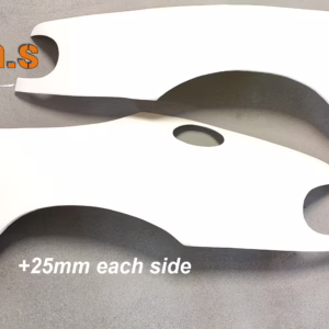 Miata MX-5 NA +25mm rear OEM-style wide body fenders for enhanced performance and aggressive look.