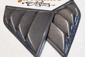 Nissan 370z Side Side Window Louvers Nissan 370z Side Side Window Louvers - 370z