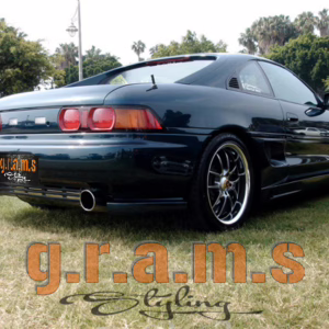 Toyota MR2 Greddy Style Rear Bumper Spats - MR2