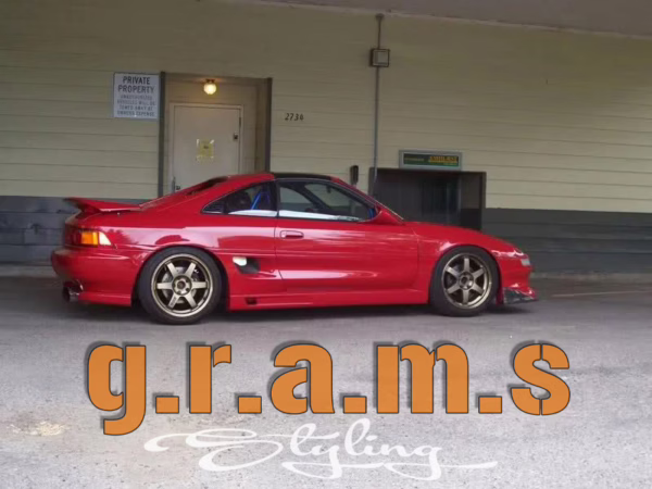Toyota MR2 Greddy Style Rear Bumper Spats - MR2